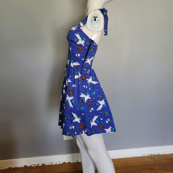 Hell Bunny Pegasus Space Dress, VGUC, Size XS - Picture 4 of 9